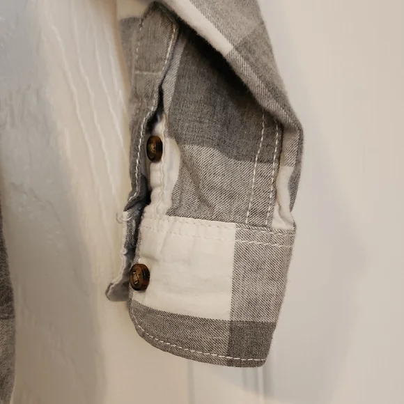 Carter's Black and White Checkered Kids Shirt - Picture 3 of 12